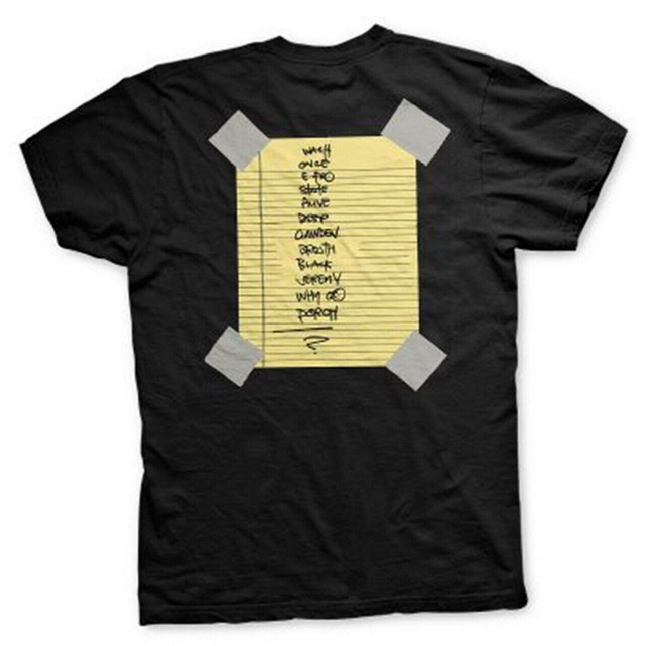 Pearl Jam Alive Stickman Mens T-shirt - Pearl Jam Set List - New Shirt
