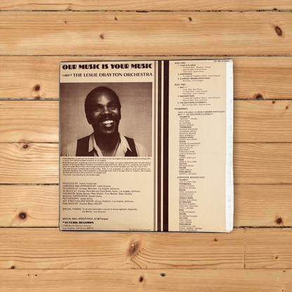 The Leslie Drayton Orchestra - Our Music is Your Music