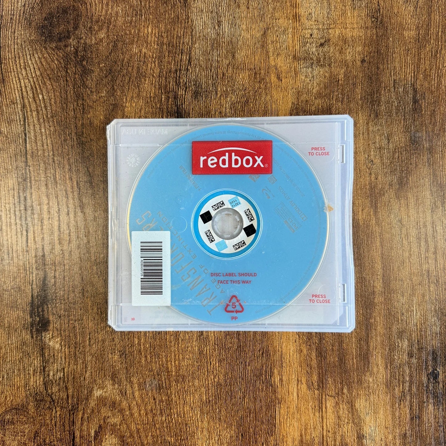 Transformers: Age of Extinction (Redbox Case)