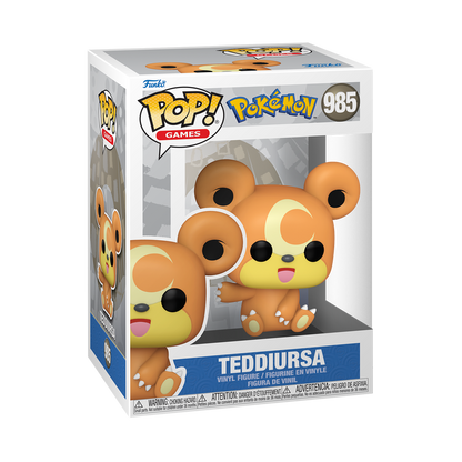 Pokemon Teddiursa Funko Pop! Games #985